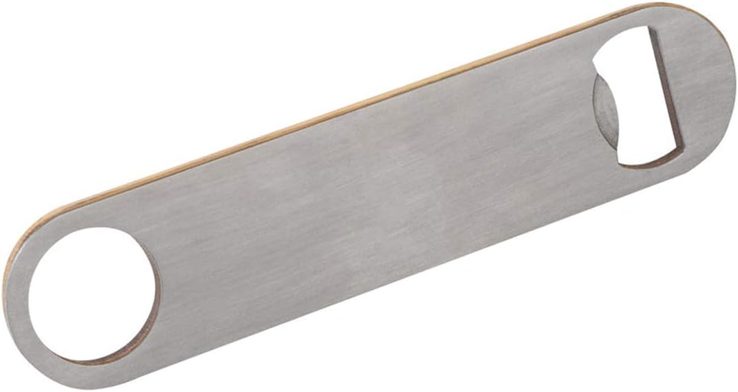 Notrash2003 Extra Gro&szlig;er Flaschen&ouml;ffner Aus Bambus Und Edelstahl Mit Bambus, Nachhaltig Und &Ouml;kologisch (1Er Set)