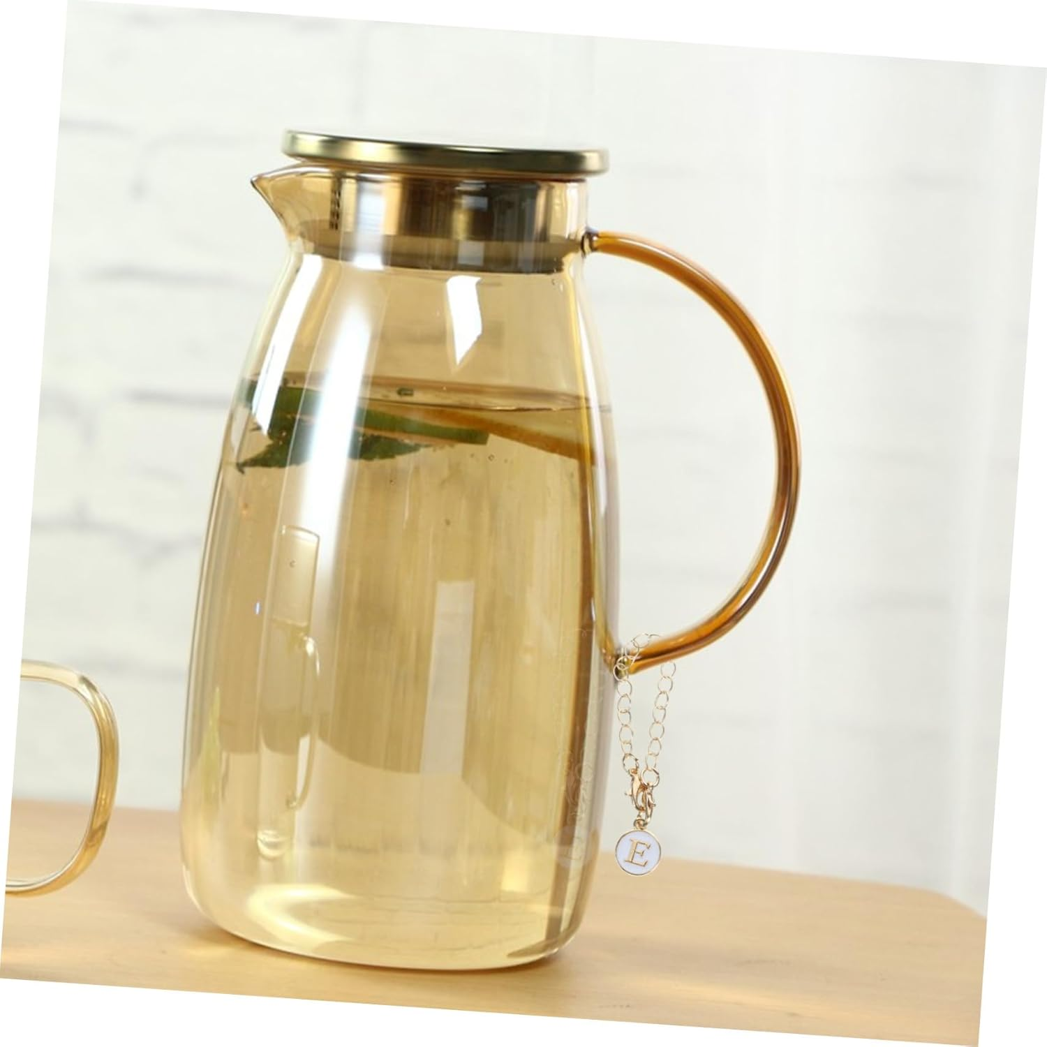 ORFOFE Alloy Letter Keychain with Chain Key Ring Pendant for Car Keys Pocket-Friendly Fashionable Accessory for Women and Teens