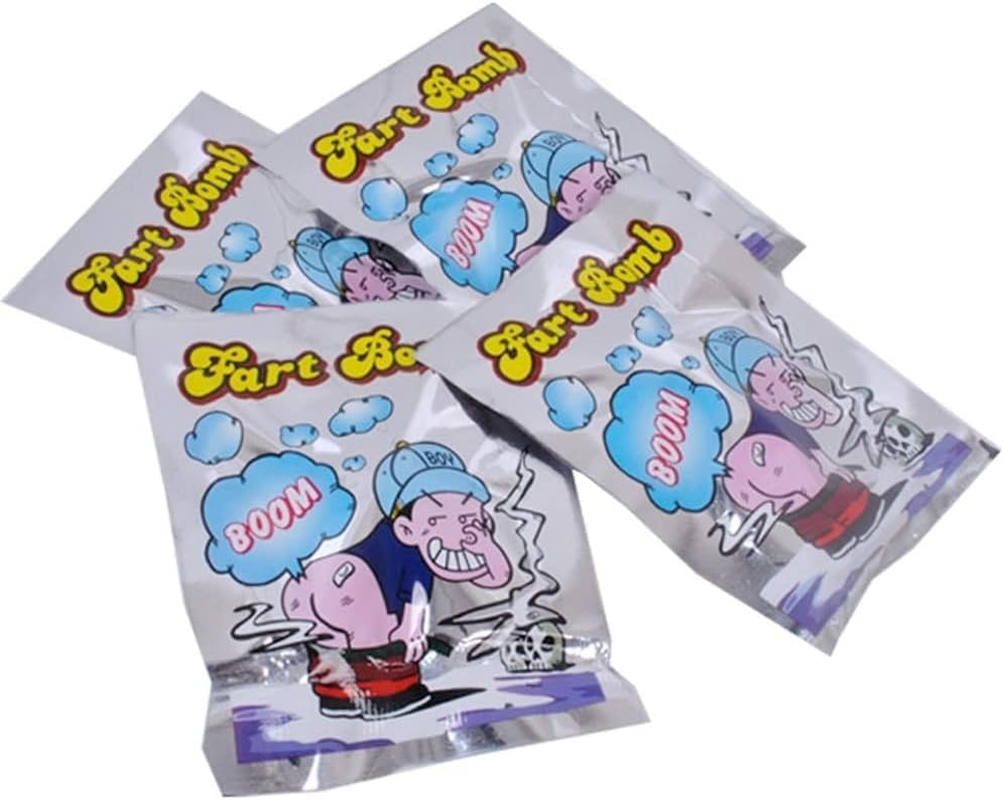 Tozlu 10Pcs New Funny Shock Toys Explosion Smelly Package the Whole People Toy Stink Fart Packages Odor Clever Fashion image number 4