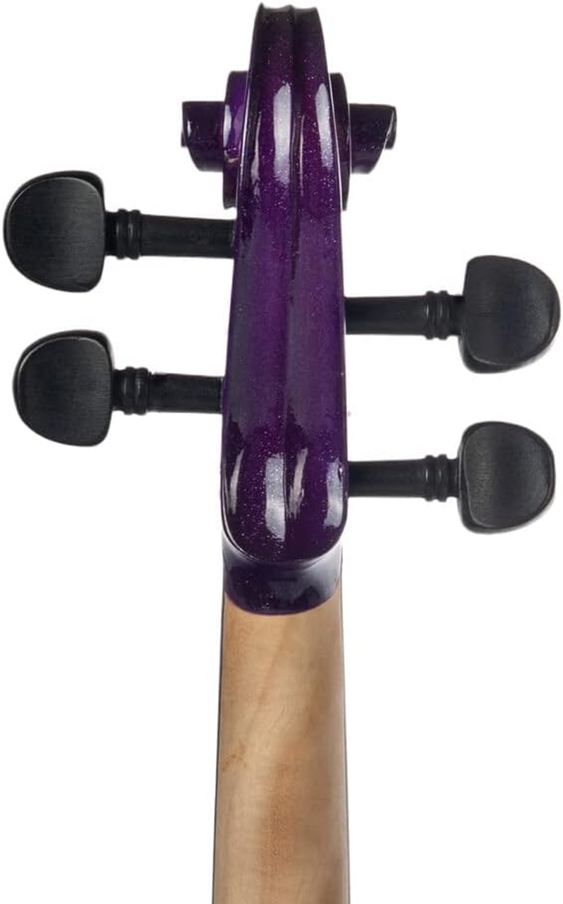 Tignapoo 4/4 Violin Spruce Wood Top Panel Basswood Back Side Panel with Gig Bag Brazilwood Bow for Beginner String Instrument image number 5