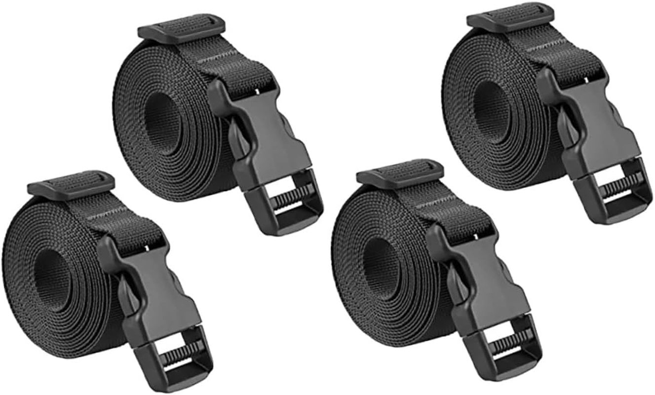 POPETPOP 4Pcs Luggage Straps Outdoor Suitcase Straps Buckle Adjustable Suitcase for Travel Accessories Luggage Supplies image number 4