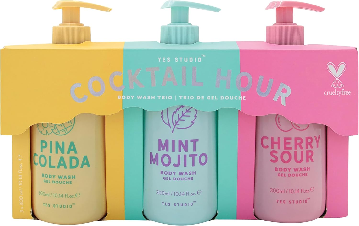 Yes Studio Cocktail Hour Body Wash Trio image number 2