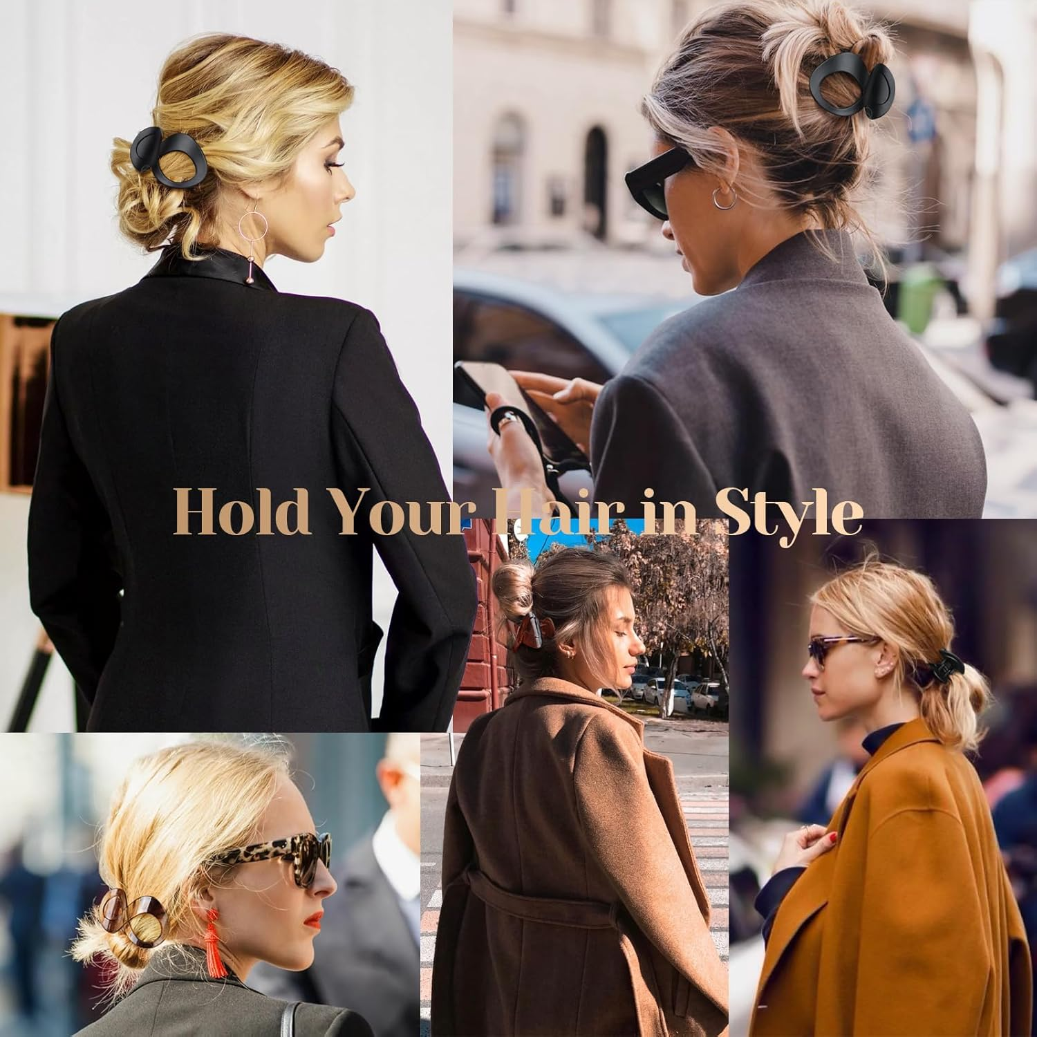 PROPOG 4 Pcs Hair Clip Large image number 3