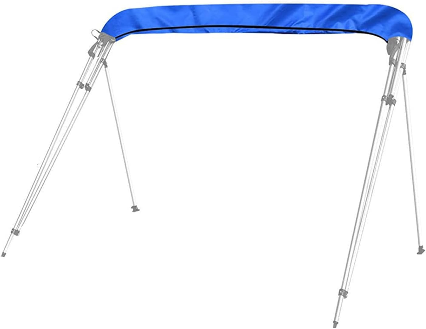 Marine Grade Bimini Boat Canopy - Heavy Duty Oxford Cover, Waterproof Console Shelter | UV Resistant Weatherproof Sunshade Protection, 3 Bow Roof Shade System with Rustproof Frame Mount for All Season