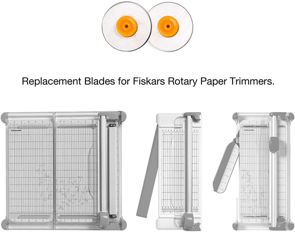 Fiskars Rotary Trimmer Blades 2Pk - 28Mm image number 1