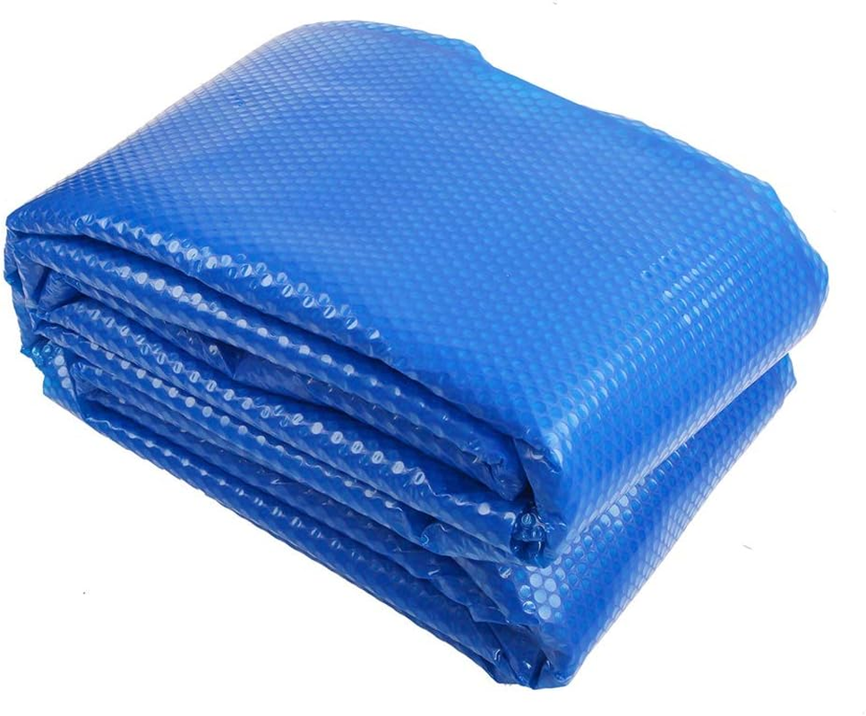 Aquabuddy Pool Cover Blue Silver 500 Micron 7X4M Swimming Pools Covers, above Ground, Bubble Blanket Outdoor Rectangle Reels Blankets Heater Garden Summer