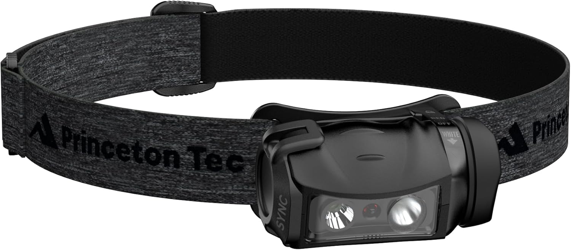 Princeton Tec Sync Headlamp with 300 Lumens White Maxbright LED + Red Ultrabright LED, 60 Hour Burn Time, Essential for Hiking, Camping, Hunting, Running, and Safety Preparedness, Black image number 6