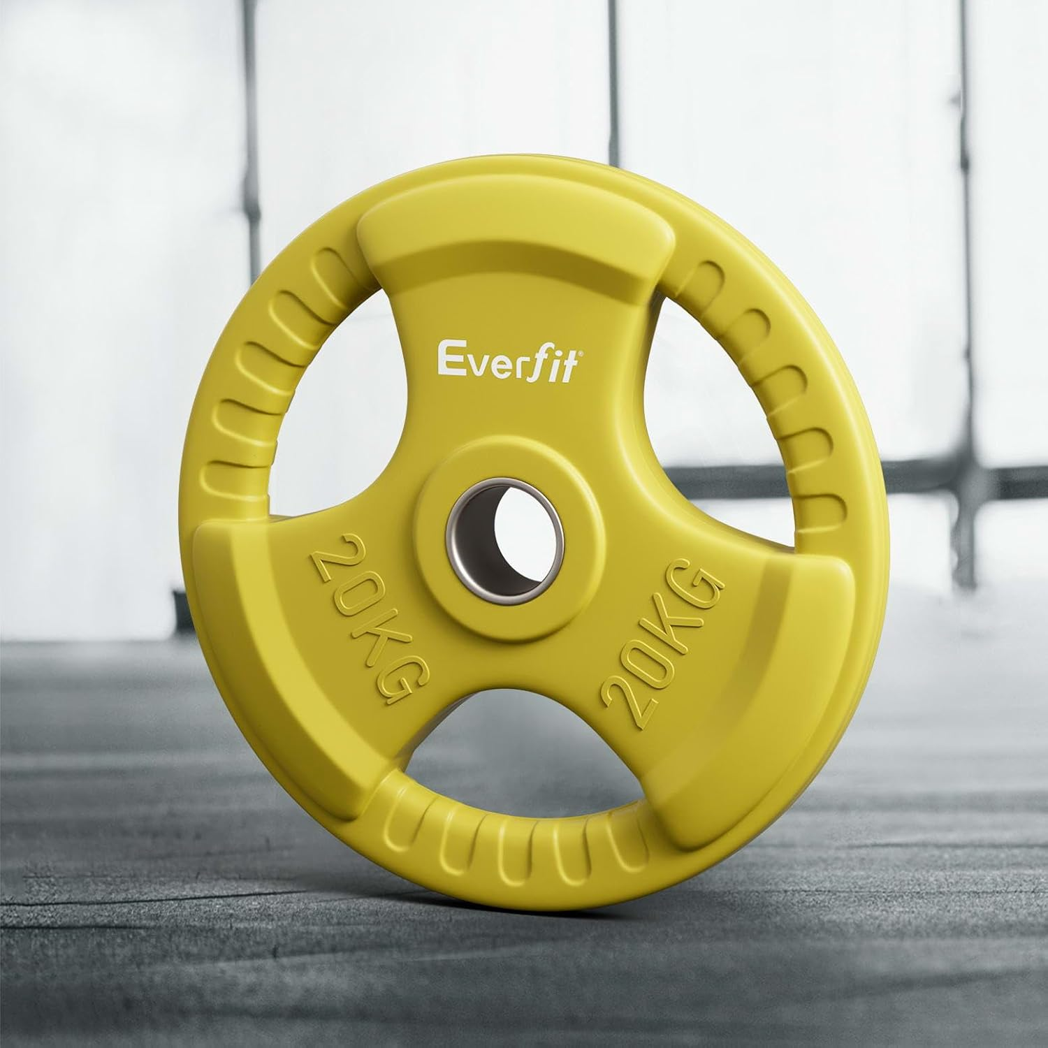 Everfit Weight Plates Olympic 20Kg Dumbbell Barbell Plate Weight Lifting Home image number 2