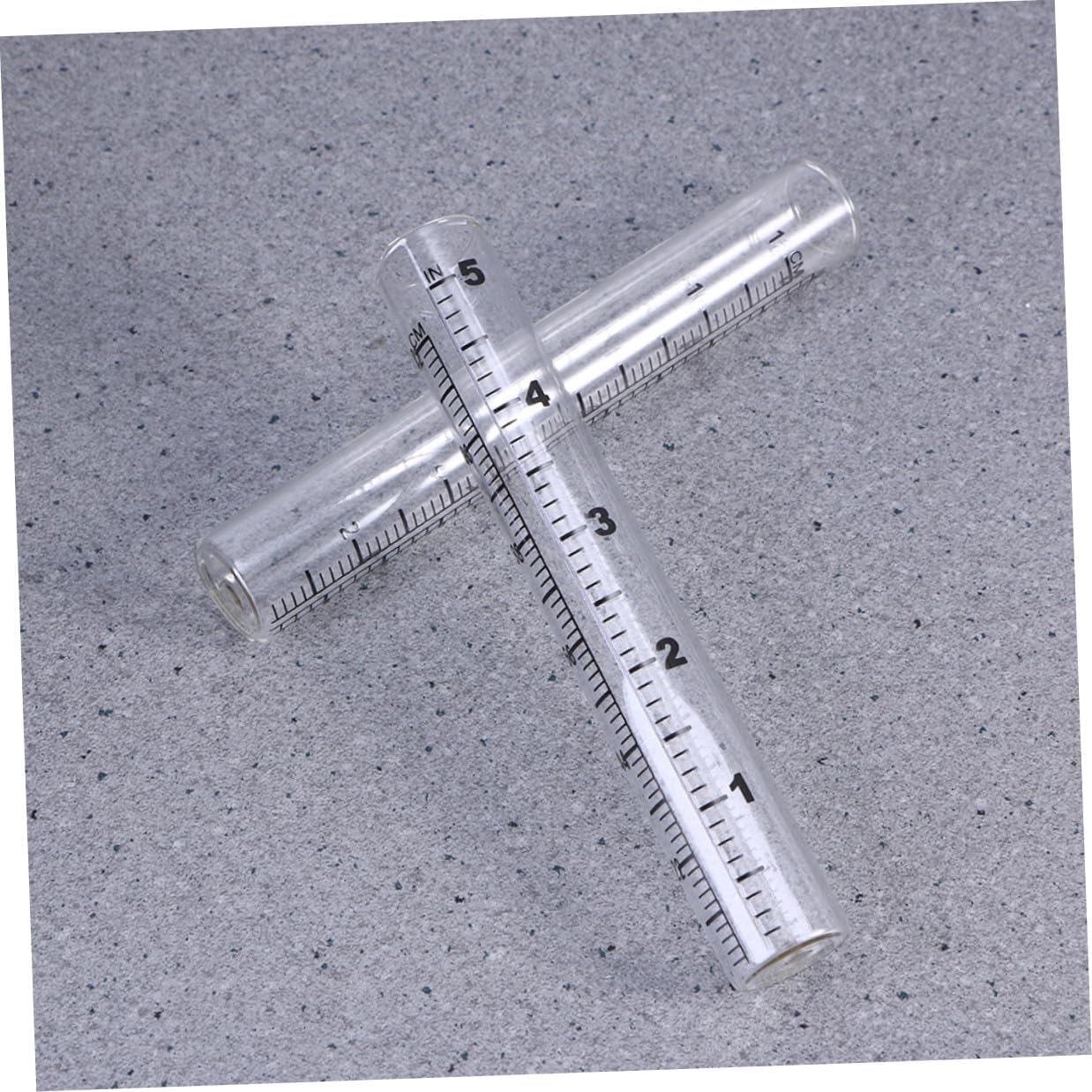 4Pcs Glass Rain Gauge Tubes Outdoor Garden Rain Measuring Cups Accurate Water Collection for Home and Lawn Use image number 5