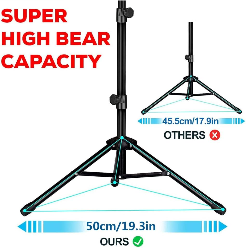 Music Stand, Adjustable Sheet Music Stand Foldable Travel Metal Music Folder and Clip for Instrumental Performance Guitar, Ukulele, Violin Players