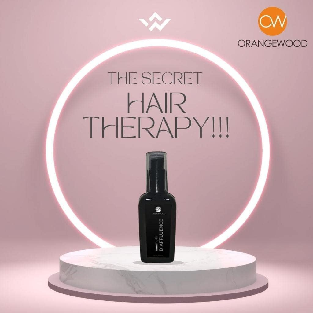 Orangewood Luxury D'Affluence Hair (Huile) Oil |Total Hair Repair - Nourishment with Nutrition Abyssinian, Baobab and Caviar Oil for Deep Penetration & Split Ends for Men and Women, 30Ml image number 2