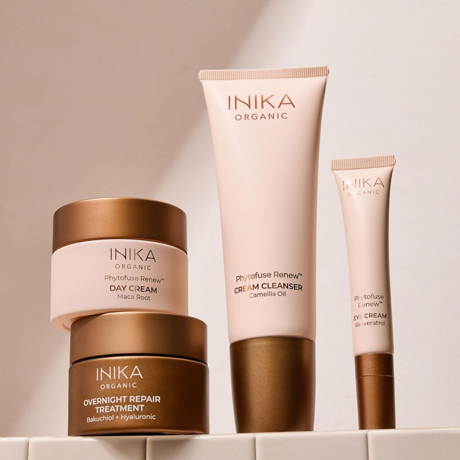 INIKA Organic Phytofuse Renew Cream Cleanser | Sensitive, 100% Natural, Deeply Cleanse & Boost Circulation. Restores Hydration & Protects Skin Barrier. 100Ml image number 6