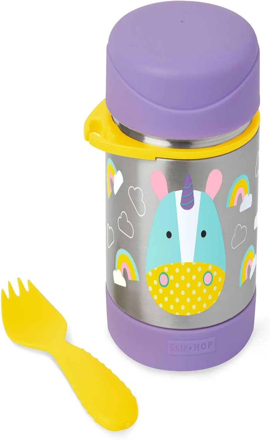 Skip Hop Baby Zoo Insulated Food Jar and Spork Set Bee image number 4