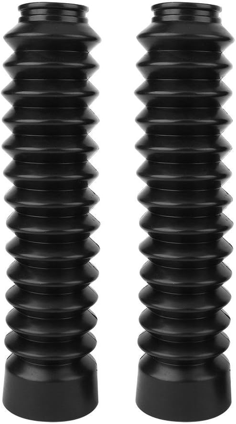 Pw80 Fork Tube Boot Shock,Universal Motorcycle Fork Protector Gaiters - 2X Rubber Front Fork Covers for GLF 250R,ATC 200S Shocks image number 2