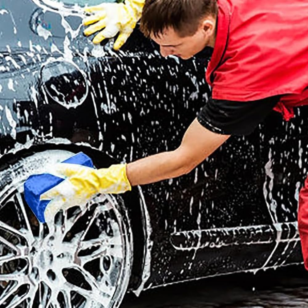 2PCS Windshield Defogger,Window Defogger Sponge,Absorbent Glass Car Windshield Cleaner for Auto Cleaning,Auto Window Cleaner No Scratch(Blue)