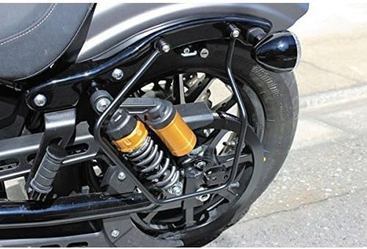 Kijima Yamaha 210-479 Bolt Motorcycle Parts, Bag Support, Black, Left and Right Set image number 2