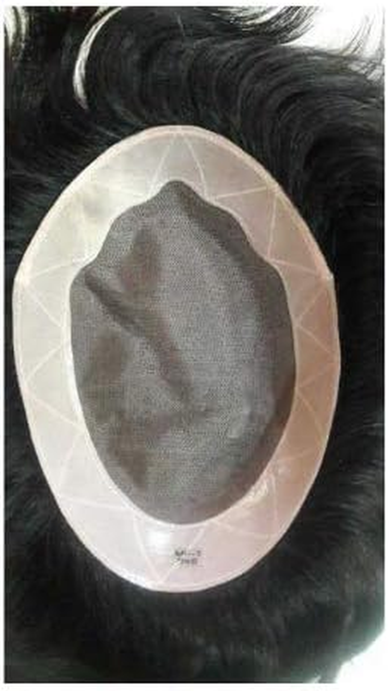 Mono Filament Hair Patch 100% Human Hair Nicely Process with Silky Hair image number 2