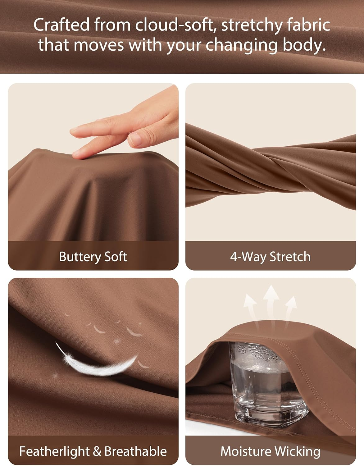 Mathcat Women'S Maternity Shirts, Long Sleeve Squar Neck Side Ruched Pregnancy Workout Tops with Thumbholes Altheltic Tee image number 1