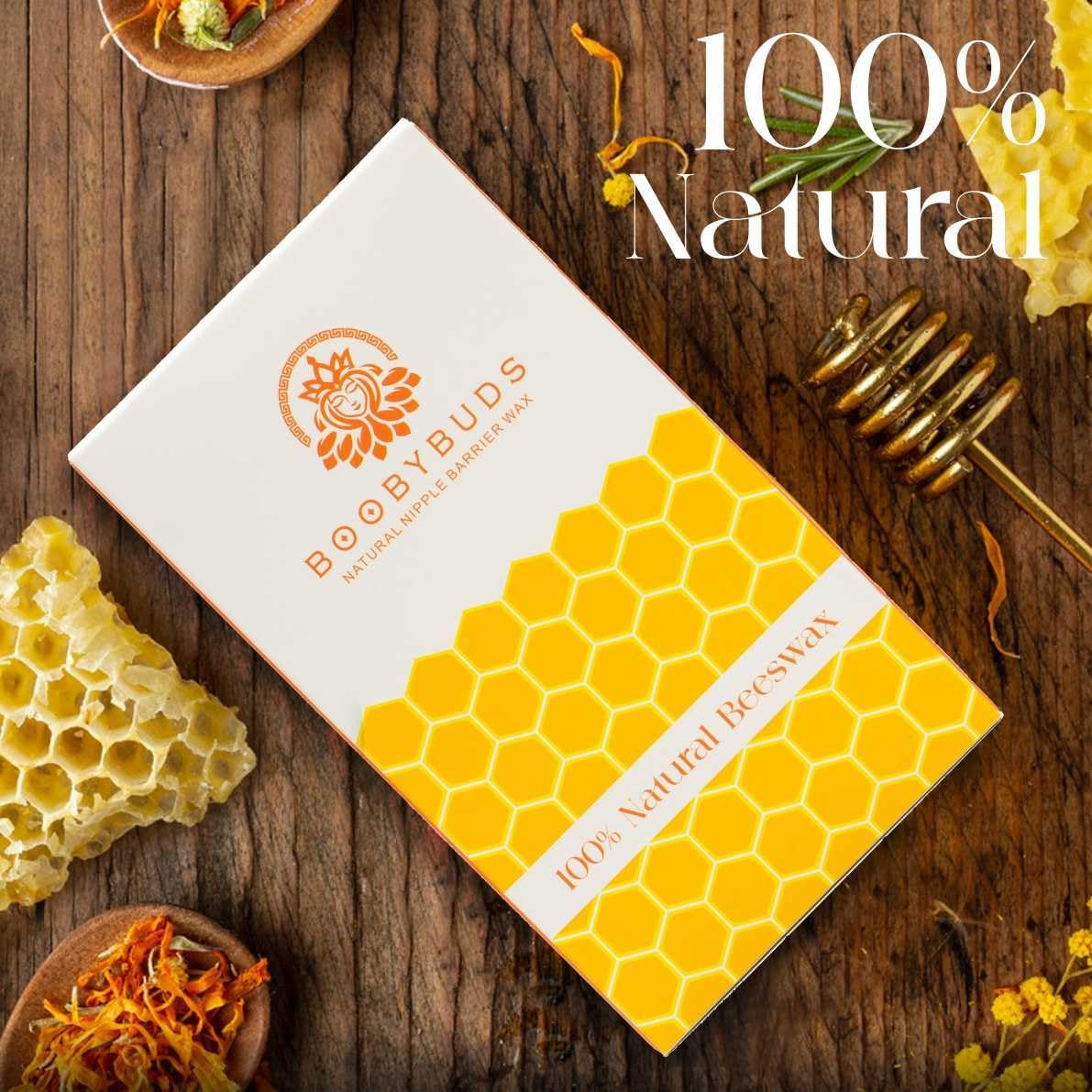 Natural Beeswax Nipple Shields&ndash; Nursing Cups - Nipple Protectors - Safe for Baby and Mom image number 5