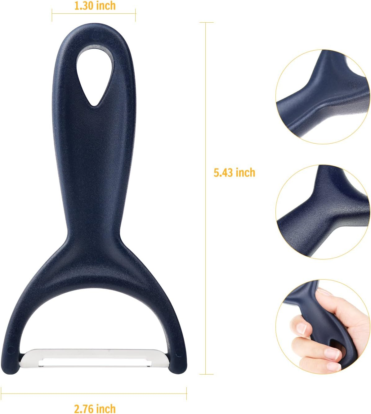 Kitchen Aid Potato Y Peeler Hand Ultra Sharp for Vegetable, Carrot, Fruit, Apple, Sweat Potato image number 3