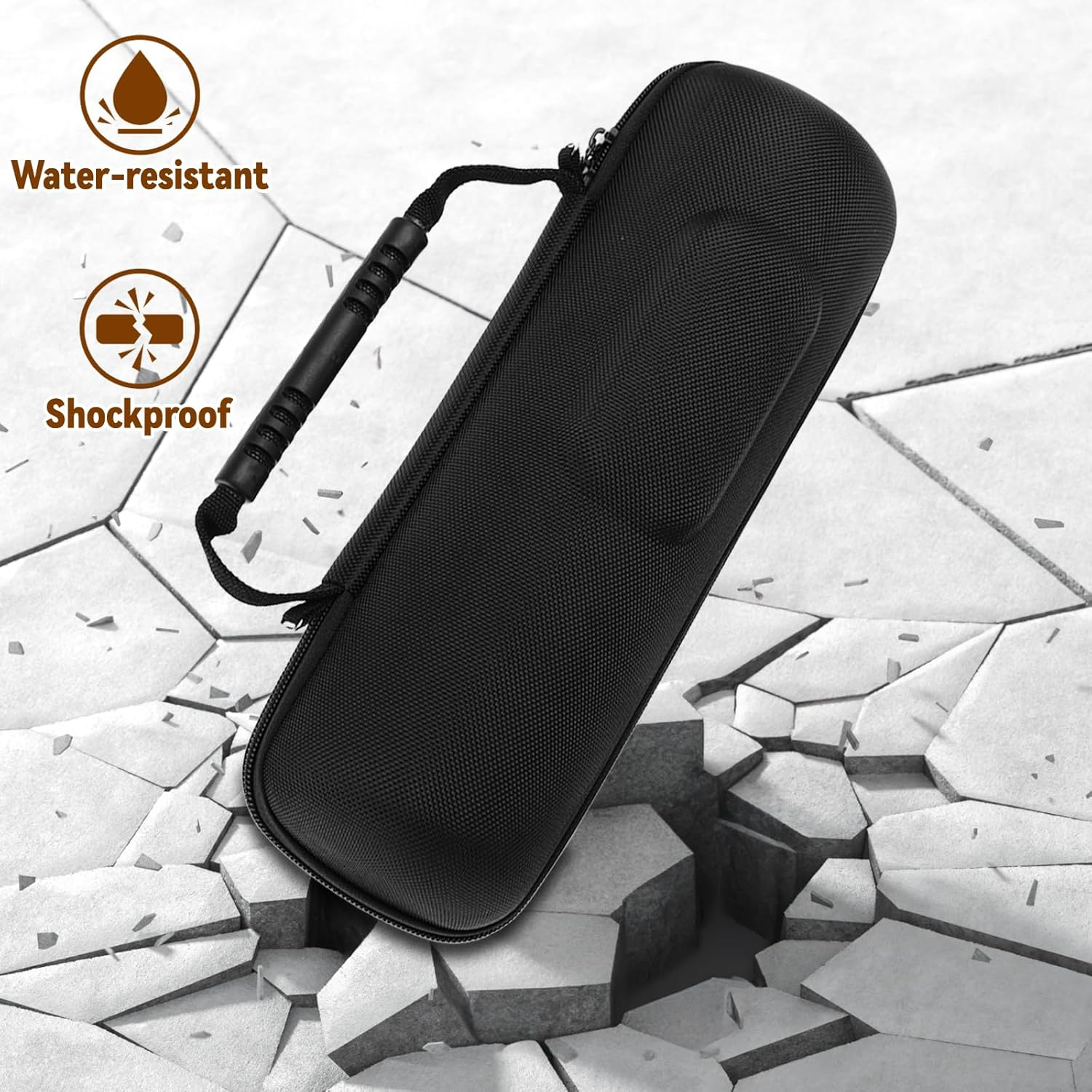 Case for JBL Charge 5 / Charge 4 Portable Speaker, (Case Only!) Hard Protective Travel Carrying Storage Case Bag Compatible with Charger and USB Cable image number 6