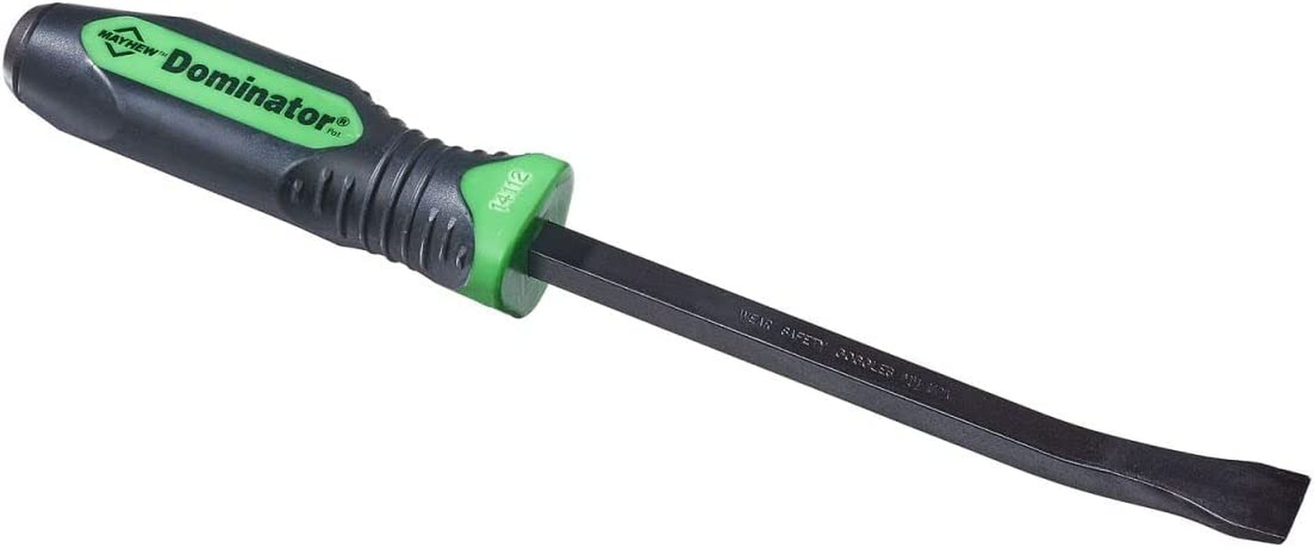 Mayhew Tools 14112GN Dominator Pro Curved Pry Bar, 12", Green image number 1