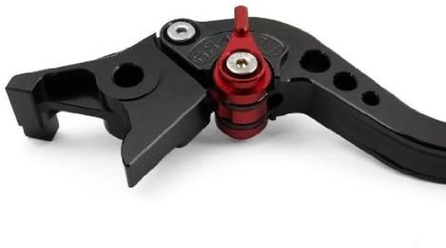 Short Brake Clutch Levers for Kawasaki NINJA 250R 08-12, NINJA300R Abs 13-18,NINJA 400R 2018,Z300 15-18,Z250/SL 16-17,Z125 Pro 2017-2018,KLX125/D-TRACKER125 10-16,KLX250/D-TRACKER 08-16 Kawasaki Ninja250/300R Z250/300 Z125 Pro KLX Black image number 1