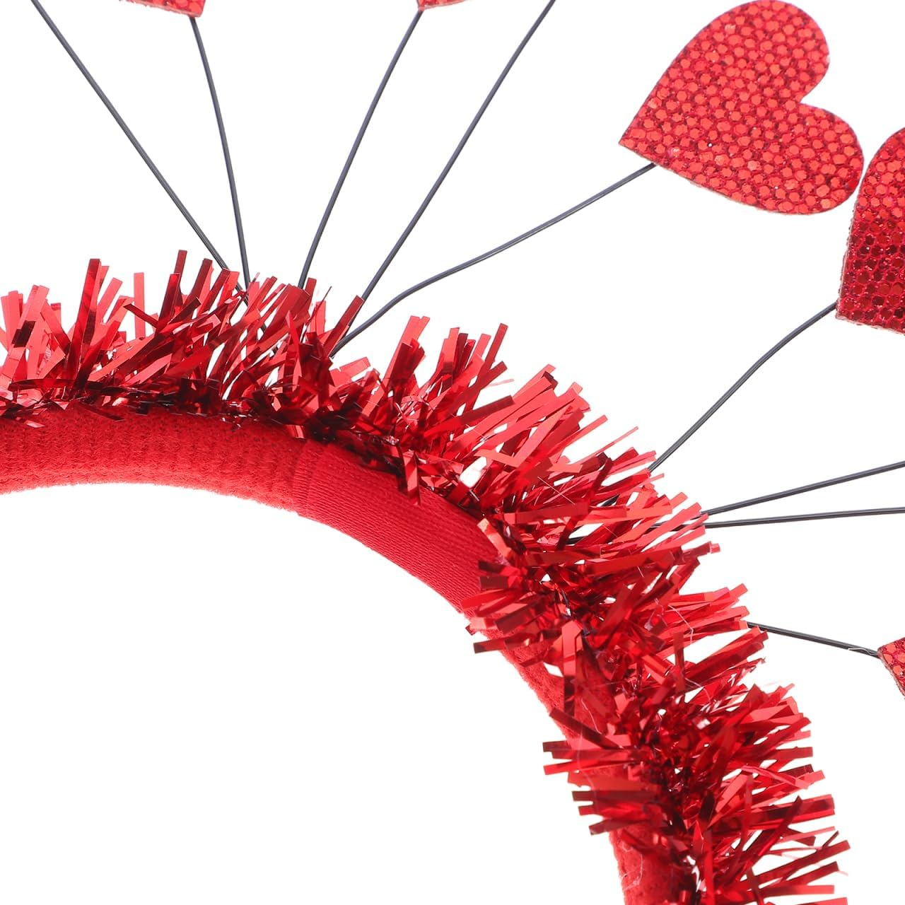 VICASKY Heart-Shaped Headband for Valentine'S Day, Unique Hair Accessory for Parties, Weddings and Creative Occasions, Stylish and Appealing, Women as a Gift, Loved One image number 1