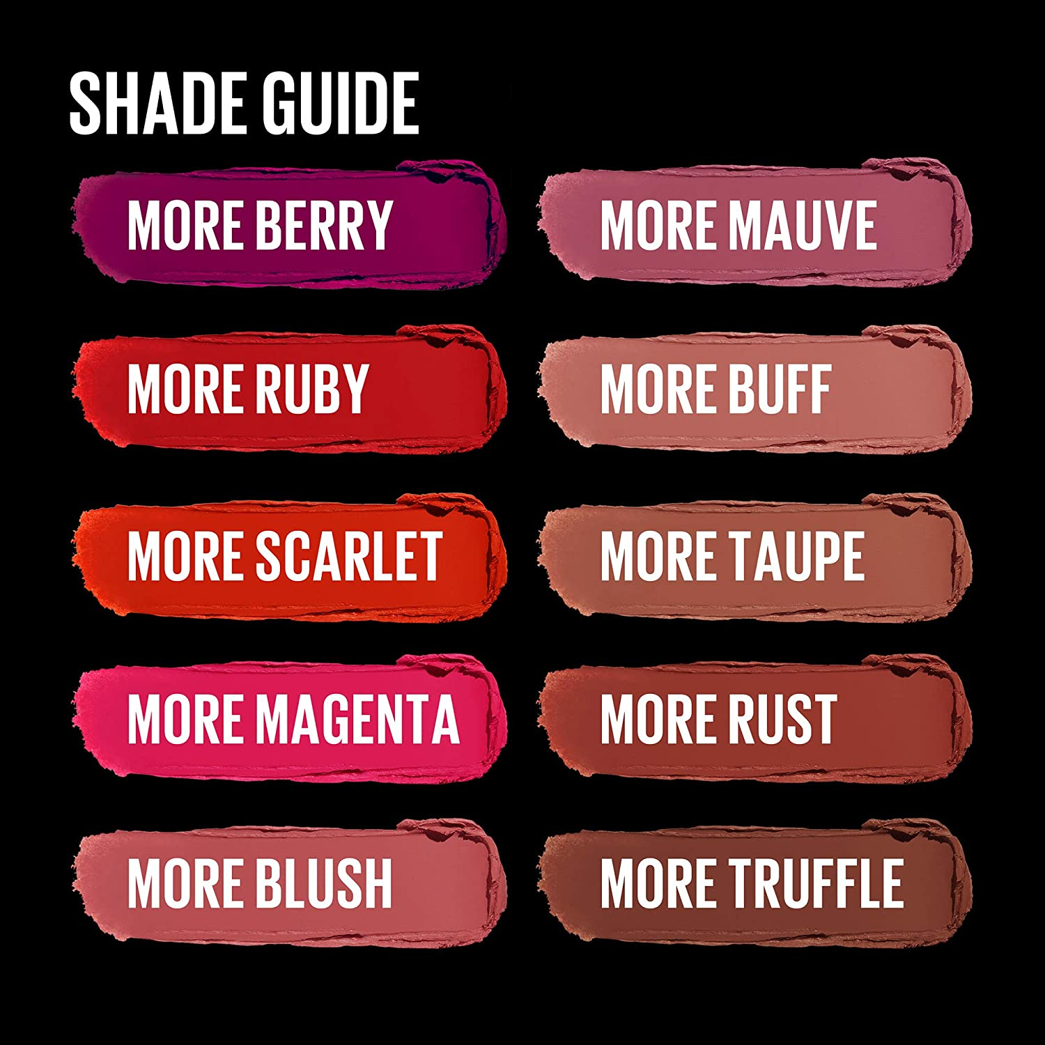 Maybelline Color Sensational Ultimatte Lipstick, Lightweight Comfortable Lip Color, Intense Color Pigment, Soft Powder, Matte Slim Lipstick, More Berry, 0.06 Oz. - 699 More Buff image number 3