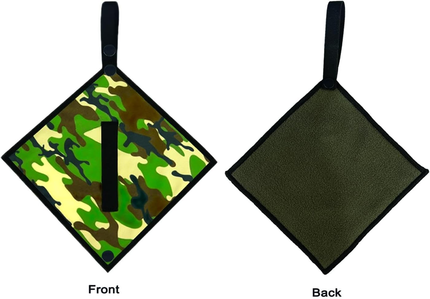 Eigell 2 Pieces Hiking Pee Cloths, Camp Pee Cloths Reusable Travel Hygienic Hiking Accessories, Reusable Absorbent Wipe Camping Toilet Paper image number 4