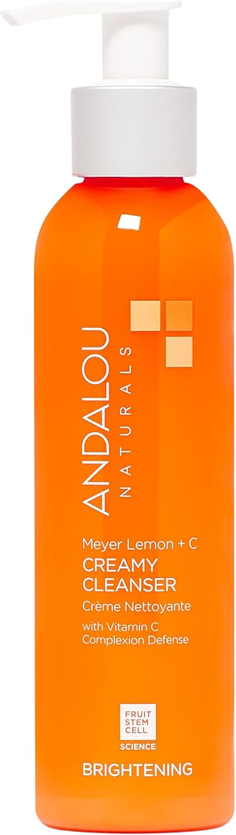 Andalou Naturals Meyer Lemon + C Creamy Cleanser, 6 Ounce