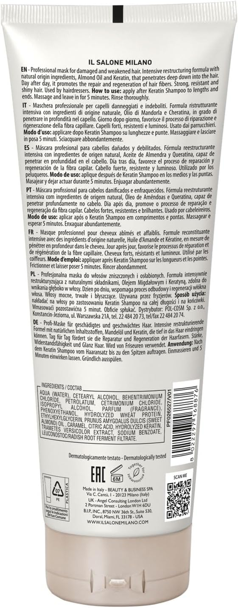 Il Salone Milano Magnificent Mask for Coloured Hair 250Ml image number 3