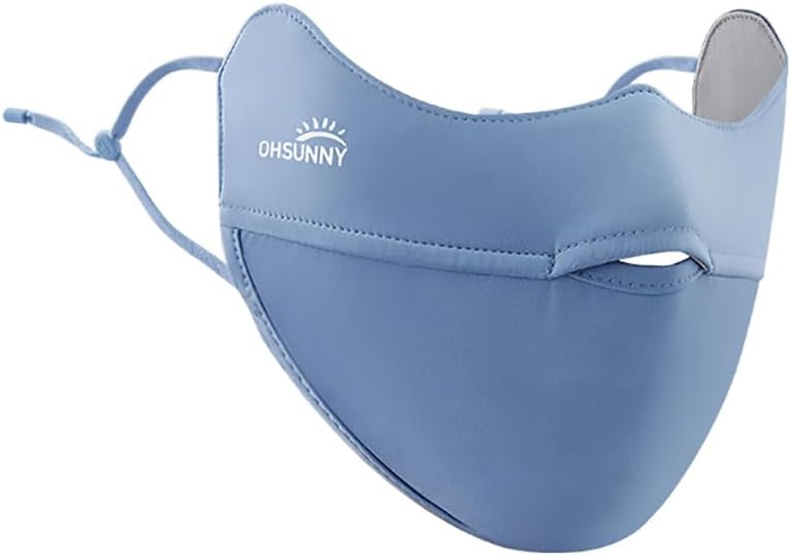 UPF50+ Cooling Upgrade Sun Protection UPF 50+ Face Covers Balaclava Breathable Neck Gaiters for Women and Men