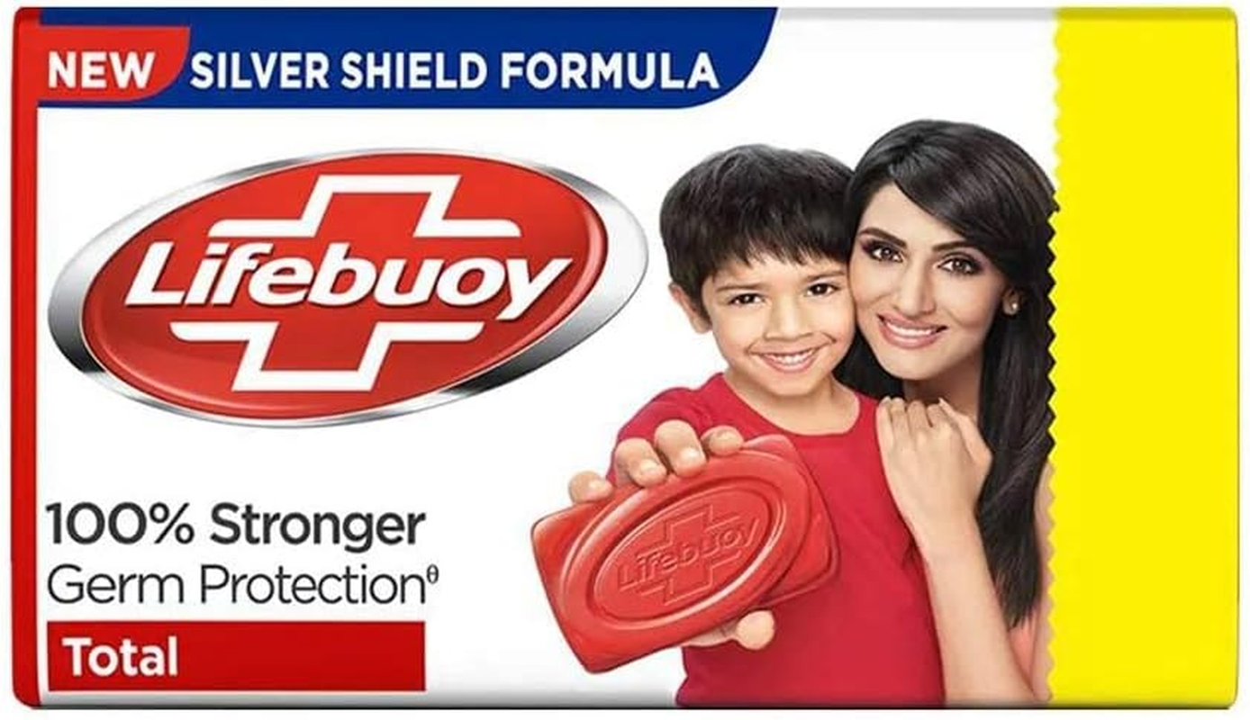 Lifebuoy Total Red Soap, 16-Count - 44 Grams Each