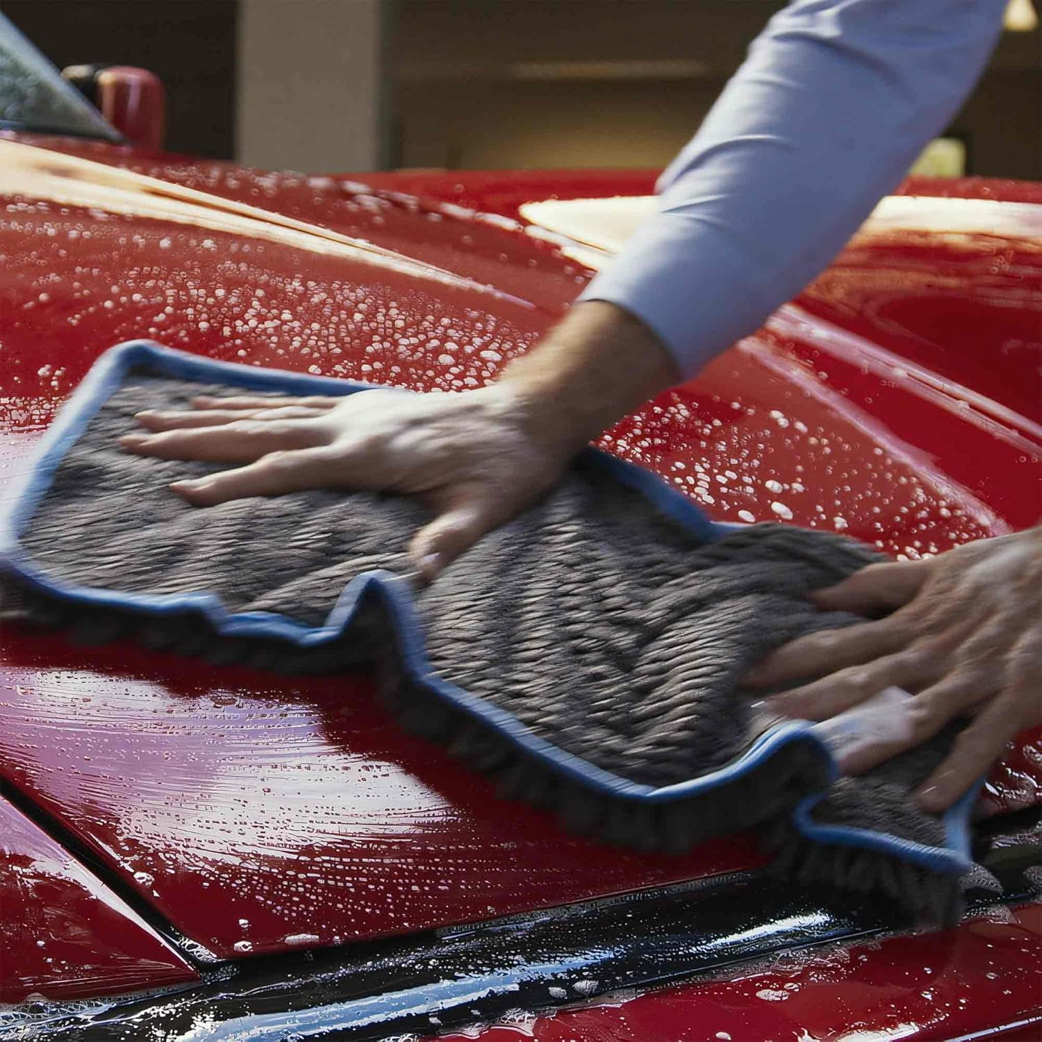 Mach 2 Speed Car Wash Towel &ndash; Ultra Absorbent Microfiber &ndash; (2X1Ft / 60X30Cm) &ndash; Fast, Scratch-Free Cleaning for Cars, Suvs, and Bikes image number 2