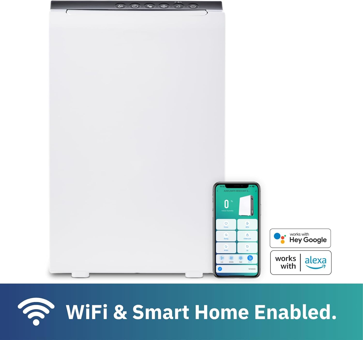 Ausclimate Cool-Seasons Premium 10L Desiccant Dehumidifier