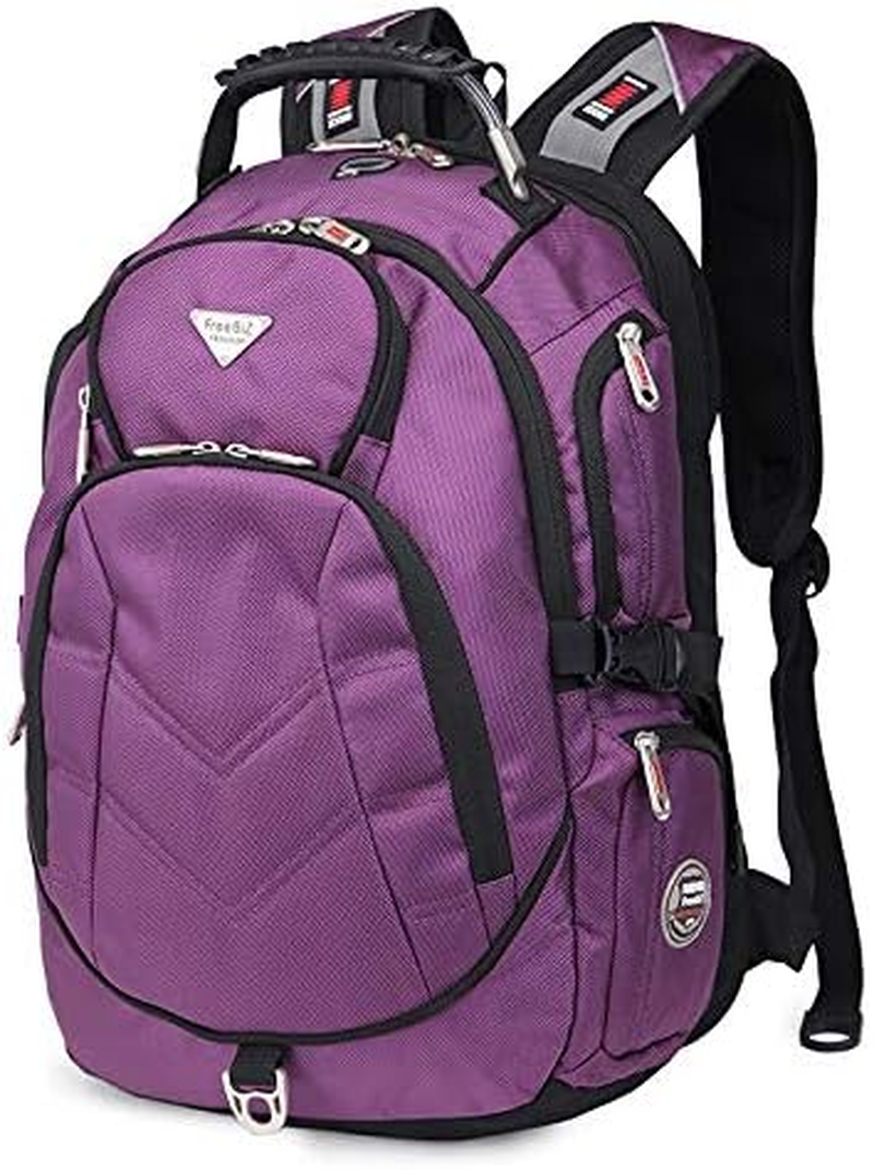 Laptop Backpack 19 Inch, Gaming Laptops Back Pack for 19.5,18, 18.4 Macbook Notebook Computer for Man Woman Purple