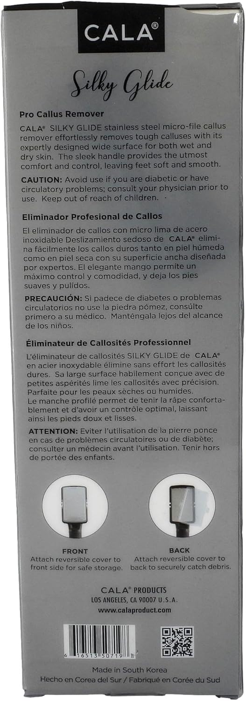 Cala Black Silky Glide Pro Callus Remover image number 3