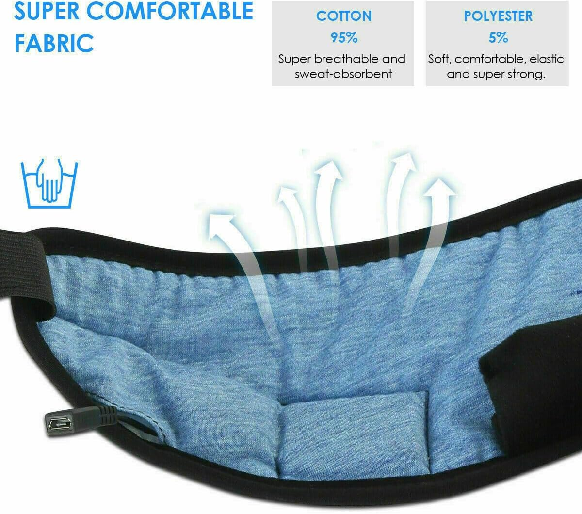 Leona Co Sleep Headphones Bluetooth 5.0 Stereo Headband, Sports Wireless Earphones Music Sleeping Eye Mask Earbuds for Mom Women Teen Running Cool Gadgets Unique Gifts (Gray)