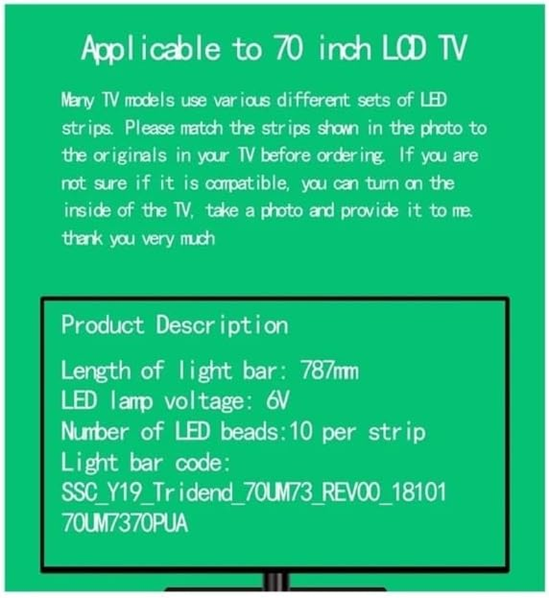 For 70UN6950ZUA 70UM7370PUA 70UP7070PUE 70UM7100PLA 70UN71006LA SSC_ Y19_ Trident_ LED Backlight TV 70UM73 HC700DQN
