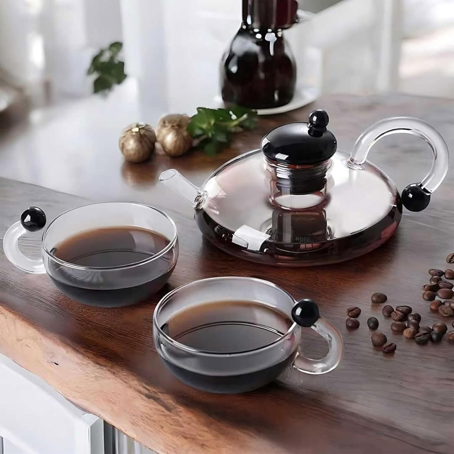 Innovessa Tea Pot, Sereno Filtration Teapot, 600Ml, Borosilicate Glass, Transparent, 5*10*15Cm/1.97*3.94*5.9In image number 1