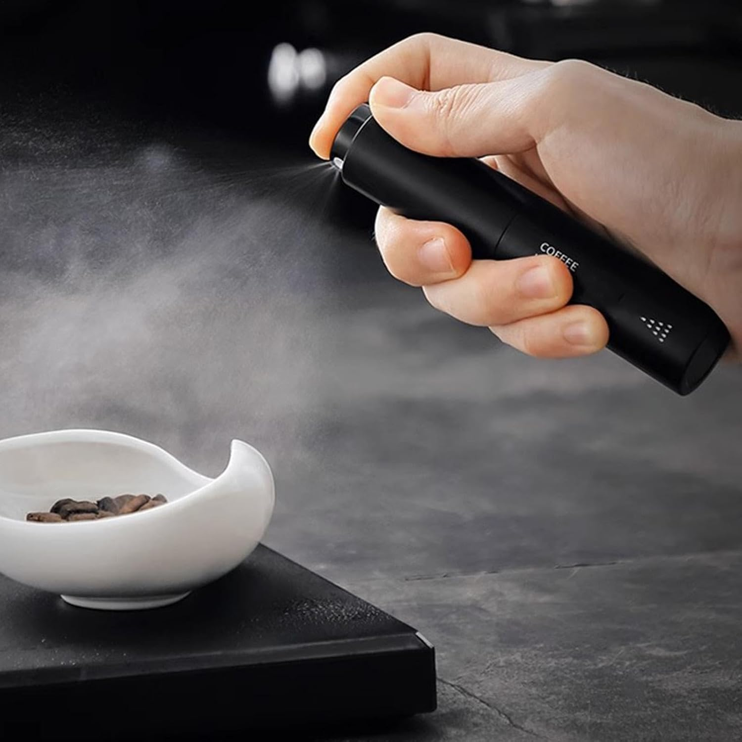 Coffee Bean Spritzer - Water Atomizer Bottle, Coffee Bar Accessories | Spray Bottle for Coffee, Coffee Accessories for Vaporizer, 10Ml Water Atomizer Spray Bottle - White. image number 7