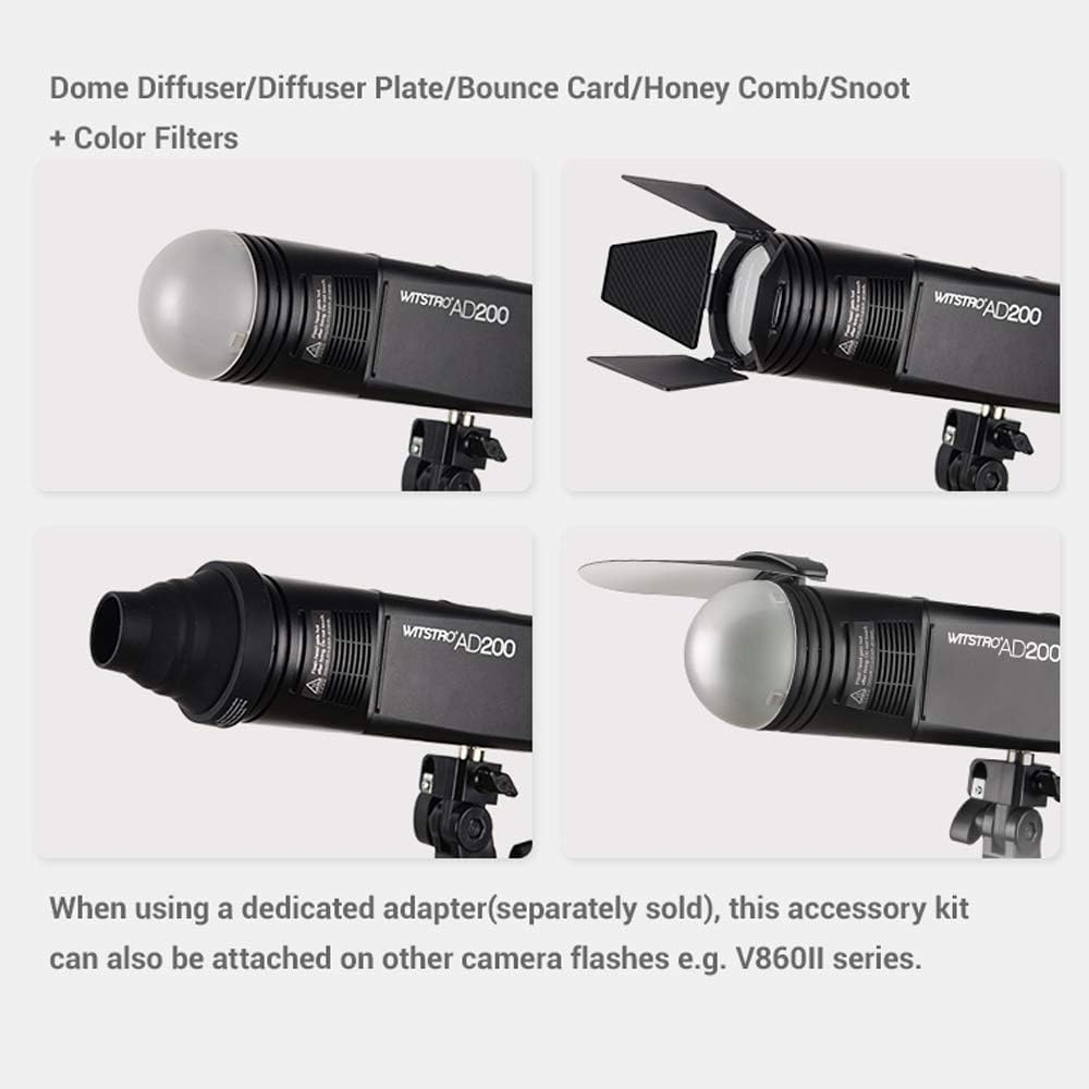 Godox AK-R1 Accessory Kit for Godox V100 V1 V1Pro Ad100Pro round Head Flash, for H200R round Flash Head Compatible with AD200 Pro II Ad200Pro AD200 image number 3