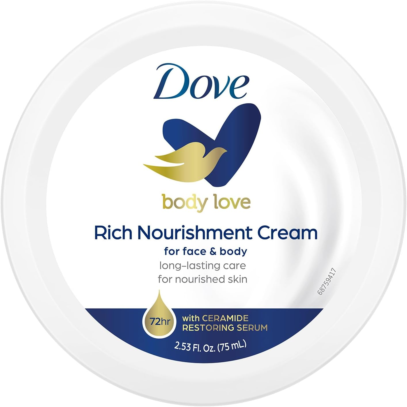 Dove Intensive Nourishing Care Cream 75 Ml image number 2