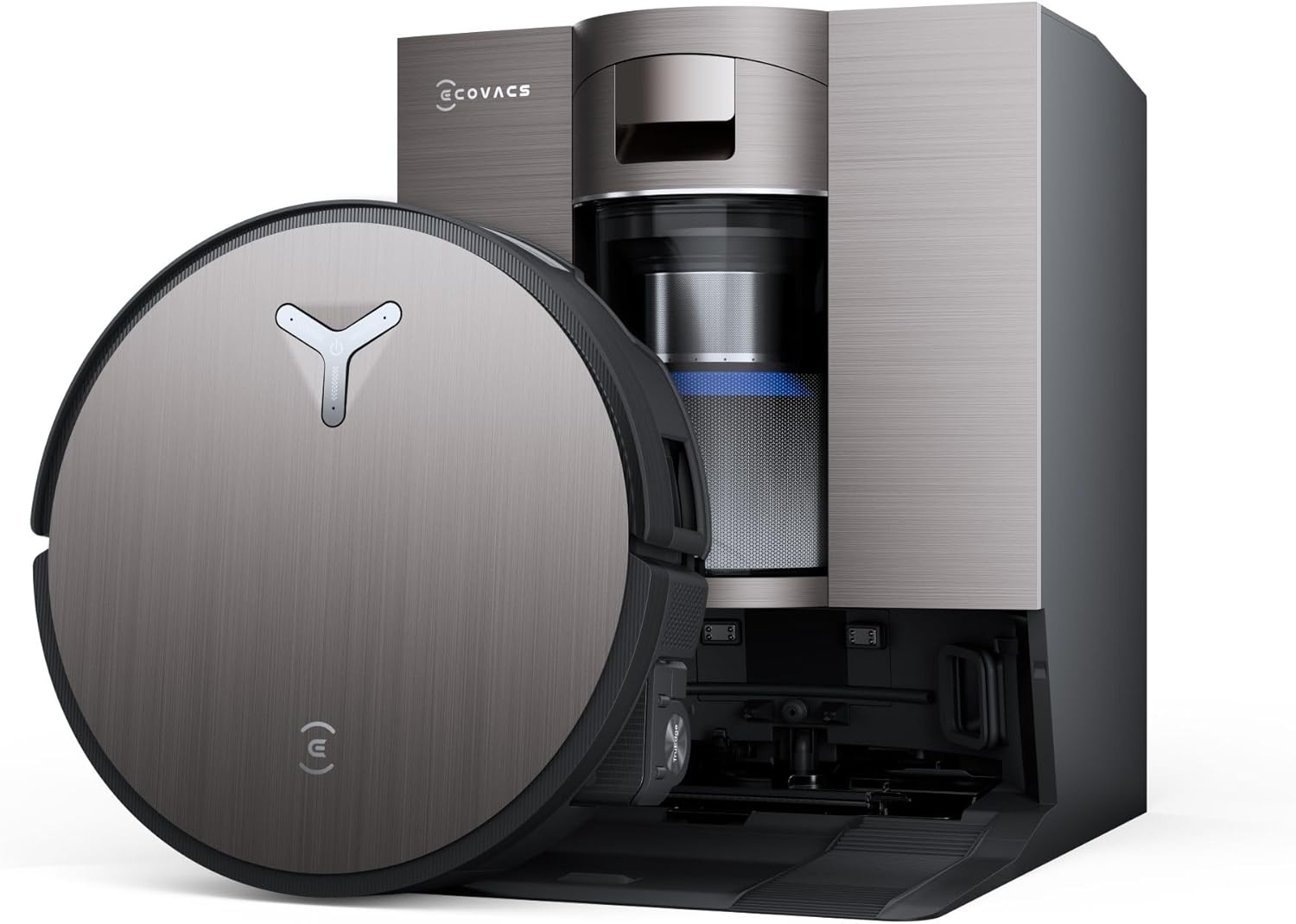 ECOVACS DEEBOT X11 PRO Omni Robot Vacuum and Mop, Auto Refill & Drain Station, 75&deg;C Hot Wash, Powerboost 1000M&sup2; Coverage, 19500Pa Suction, AI Agent YIKO, Self-Cleaning for Carpets Pet Hair