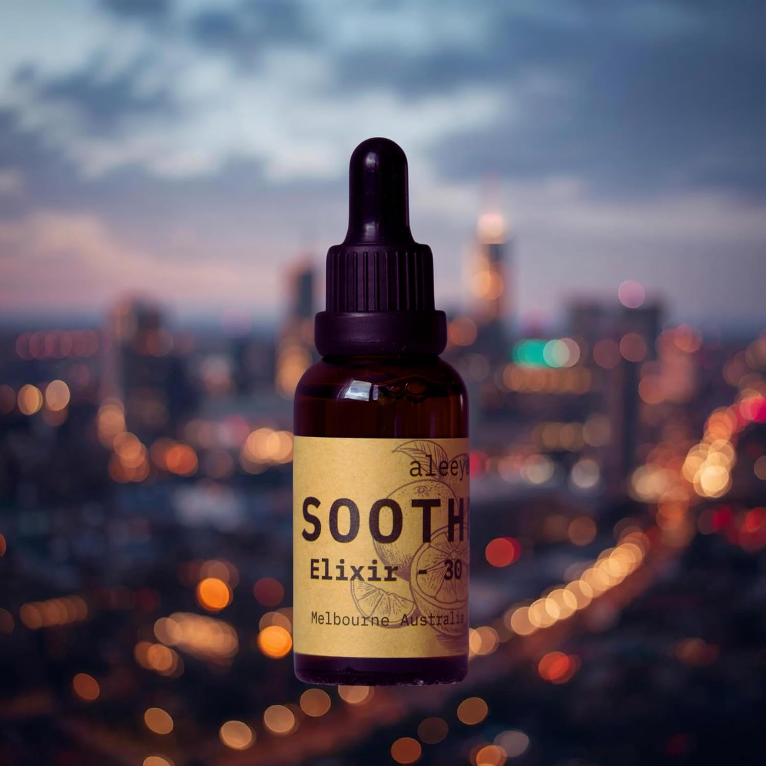 Aleeya Soothe Elixir Wellness Body Oil &ndash; Australian Made for Relaxation and Skin Conditioning with Sweet Orange and Lemon Essential Oils, 30Ml