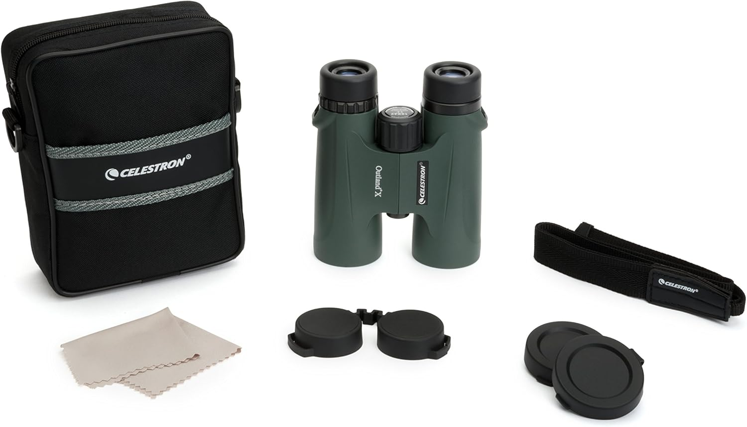 Celestron 71345 Outland X 10X42 Binocular (Green) image number 2