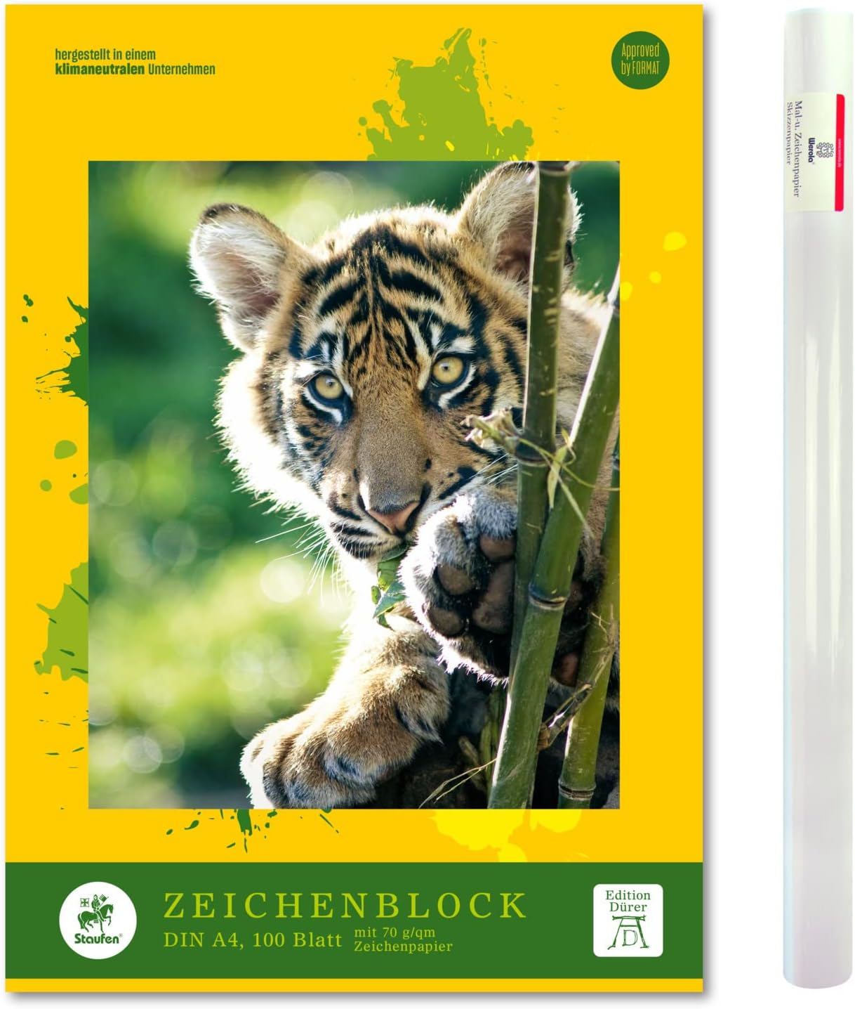 Staufen A4 Artist Set with 1 Drawing Pad, Artist Pad and Coloured Paper Pad image number 6