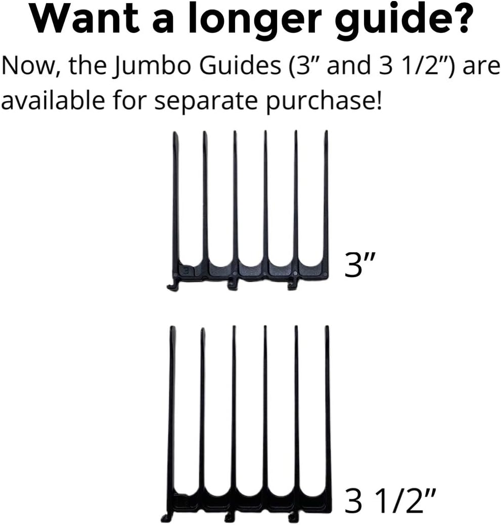 Combpal Scissor Clipper over Comb Hair Cutting Tool - DIY Home Hair Cutting Guide Comb Set (Classic Set, Yellow) image number 5