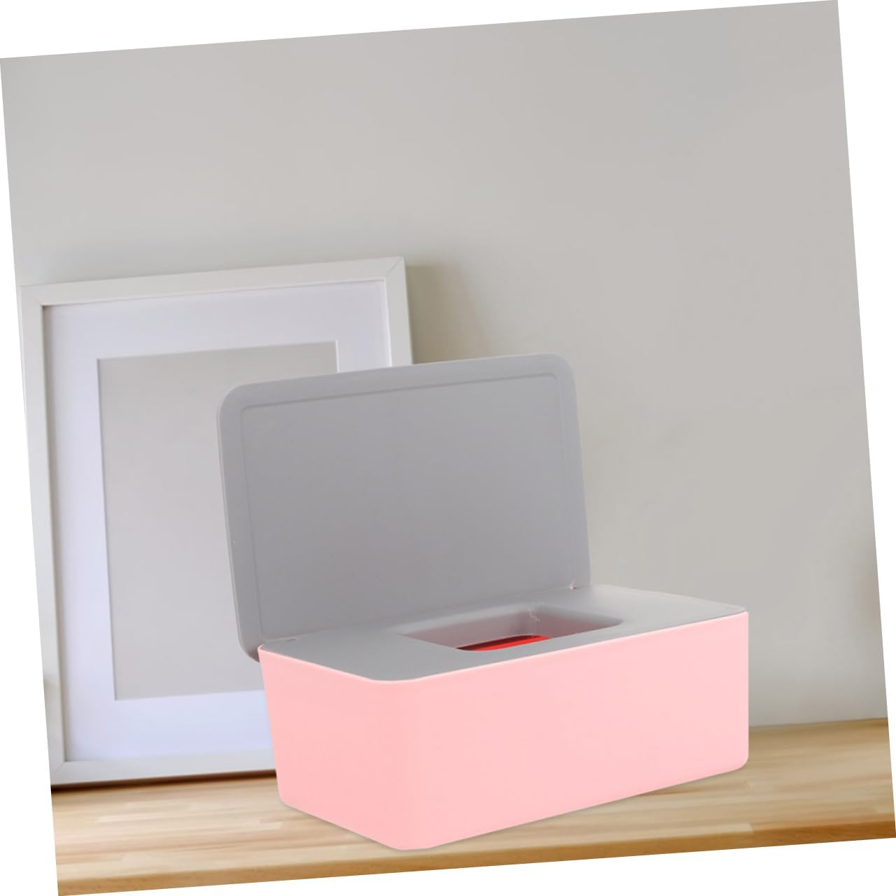 2Pcs Compact Wet Tissue Box Portable Wipes Container Seal Cover for Home Travel image number 3
